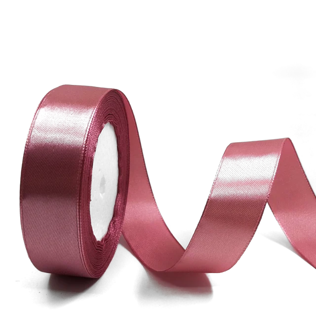 Dusty pink satin ribbon