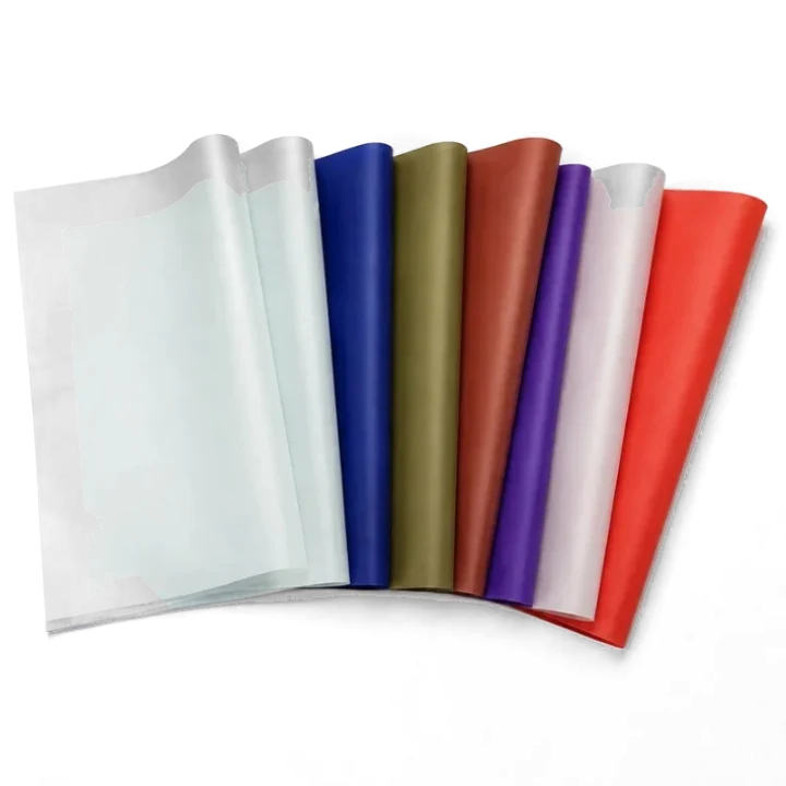 Coloured wrapping paper
