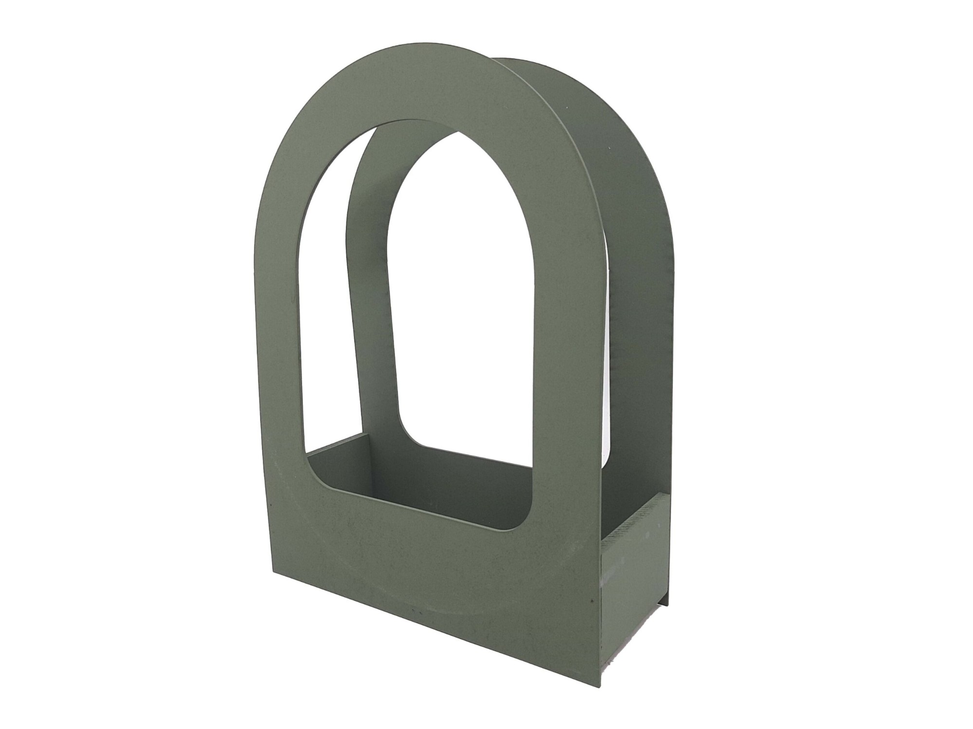 Arched wooden flower box, 651716